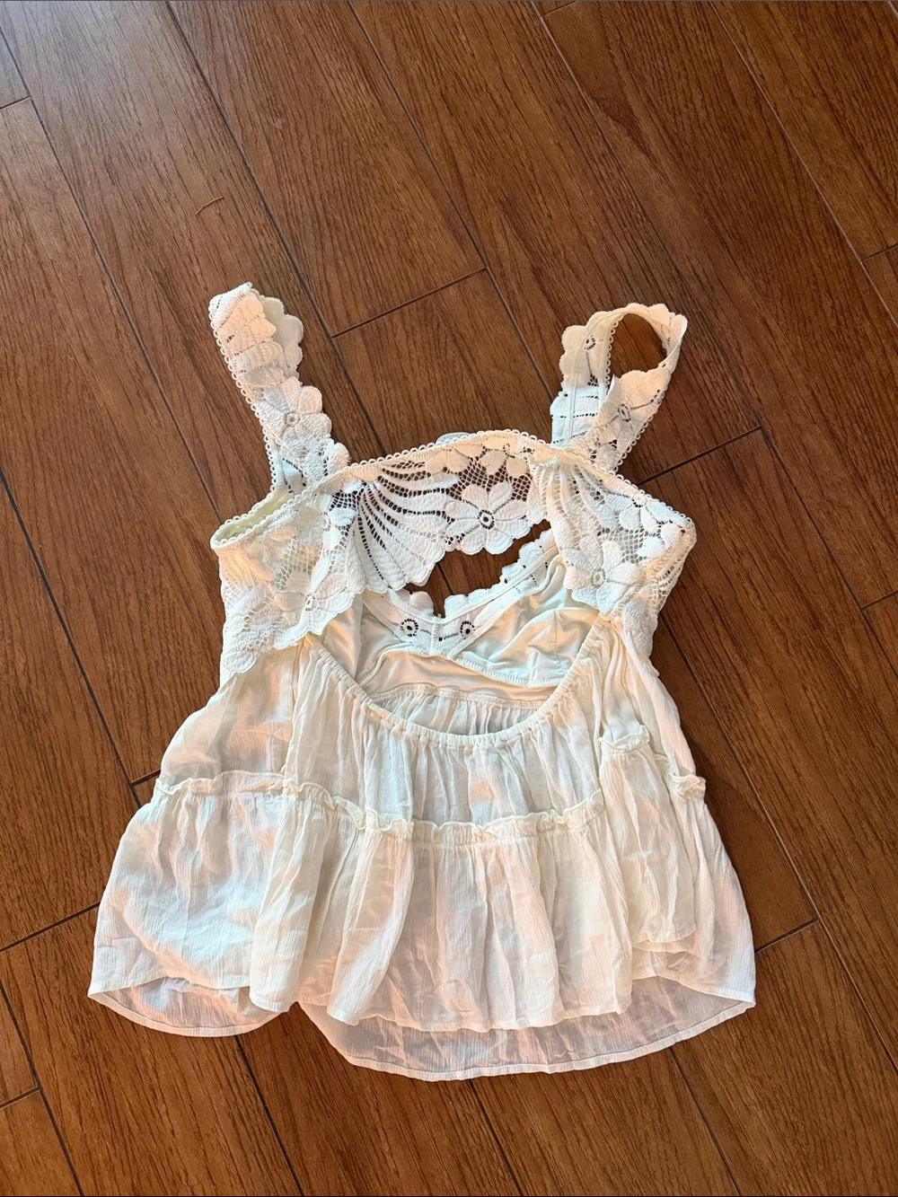 Free People Petal Party Shapeless Cami- size XL